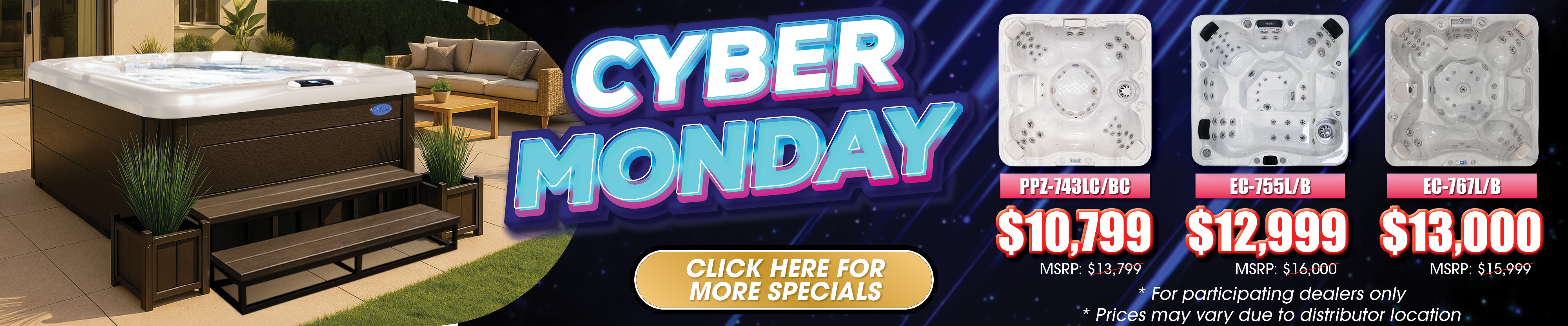 Calspas hot tub being used in a family setting - Eagle Point