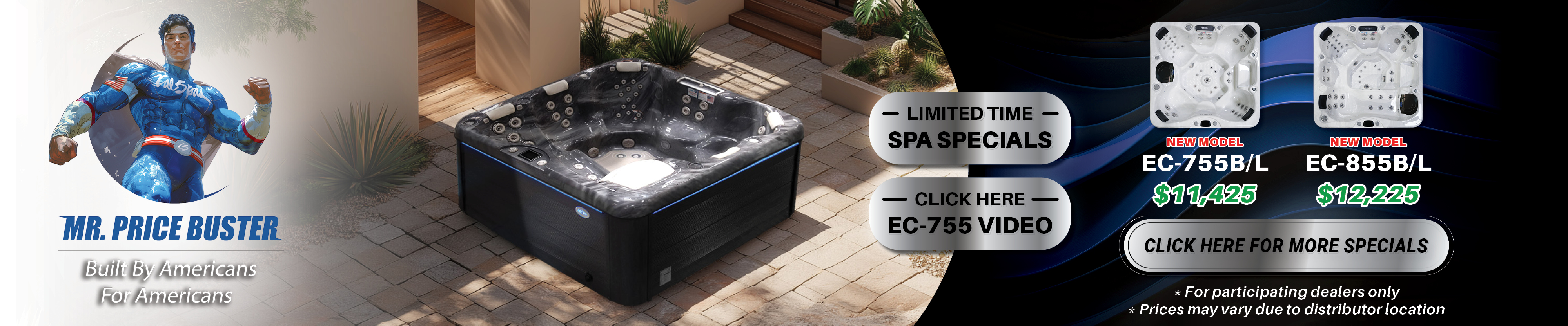 Calspas hot tub being used in a family setting - Eagle Point